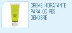 Creme Hidratante para os Pés - Gengibre