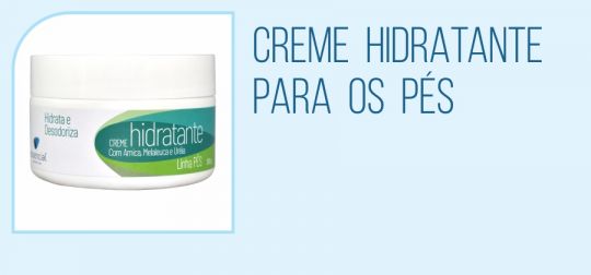 Creme Hidratante para os Pés