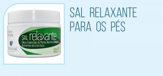 Sal Relaxante para os Pés